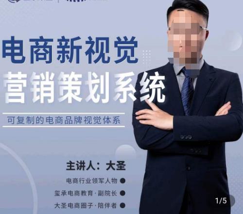 大圣·电商新视觉营销策划系统，可复制的电商品牌视觉识别系统-泡泡爱学习哦