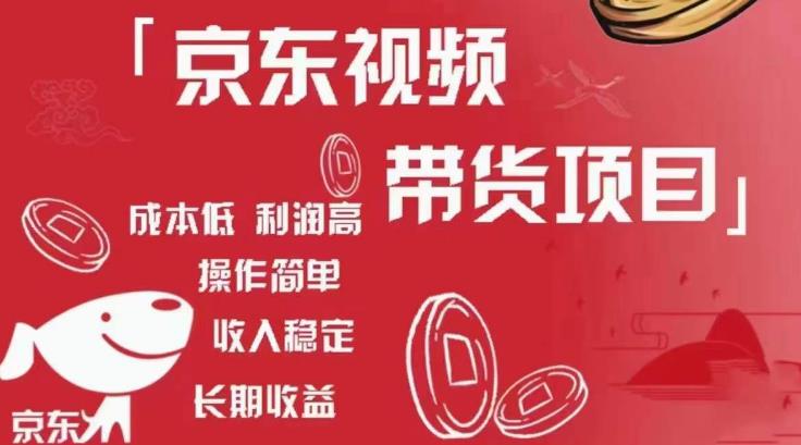 京东视频带货项目+图文带货种草，成本低，利润高，操作简单收入稳定-泡泡爱学习哦