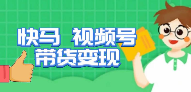 快马视频号带货变现课，货趋势分析，带货的进阶路线，变现模式拆解-泡泡爱学习哦