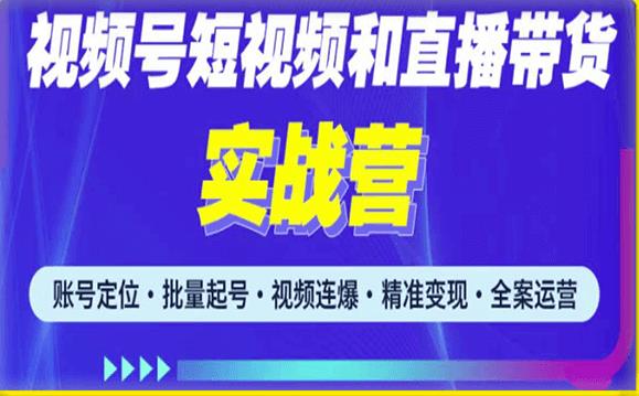 2023最新微信视频号引流和变现全套运营实战课程，小白也能玩转视频号短视频和直播运营-泡泡爱学习哦